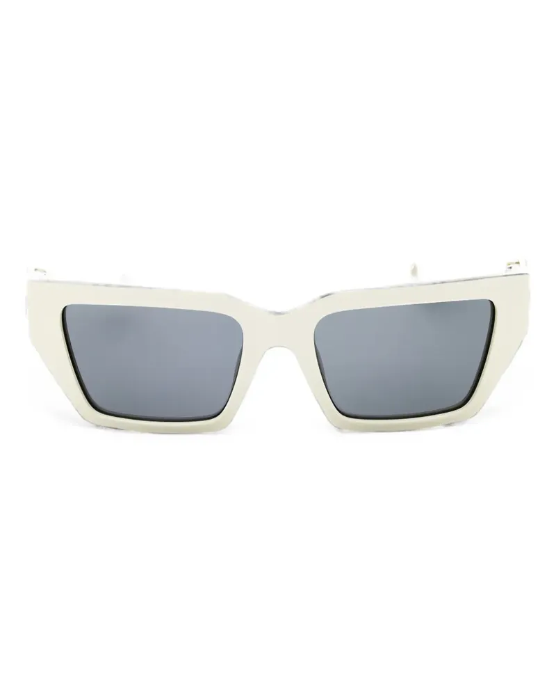 Roberto Cavalli logo-detail sunglasses - Weiß Weiß