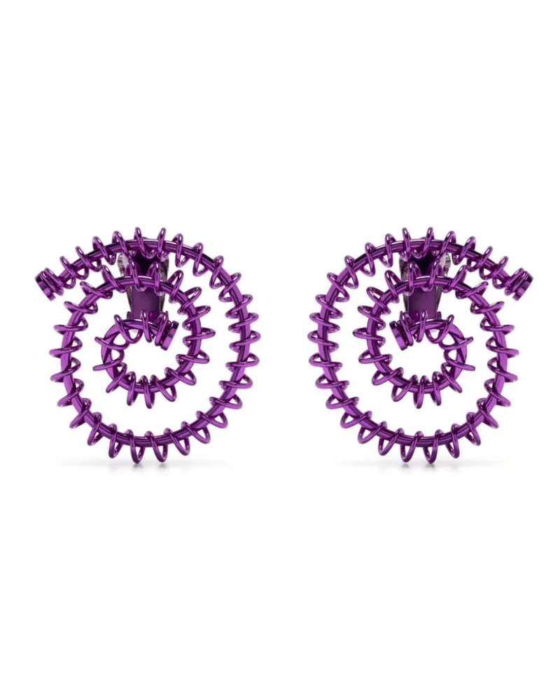 SUNNEI Ohrringe mit runder Form Violett