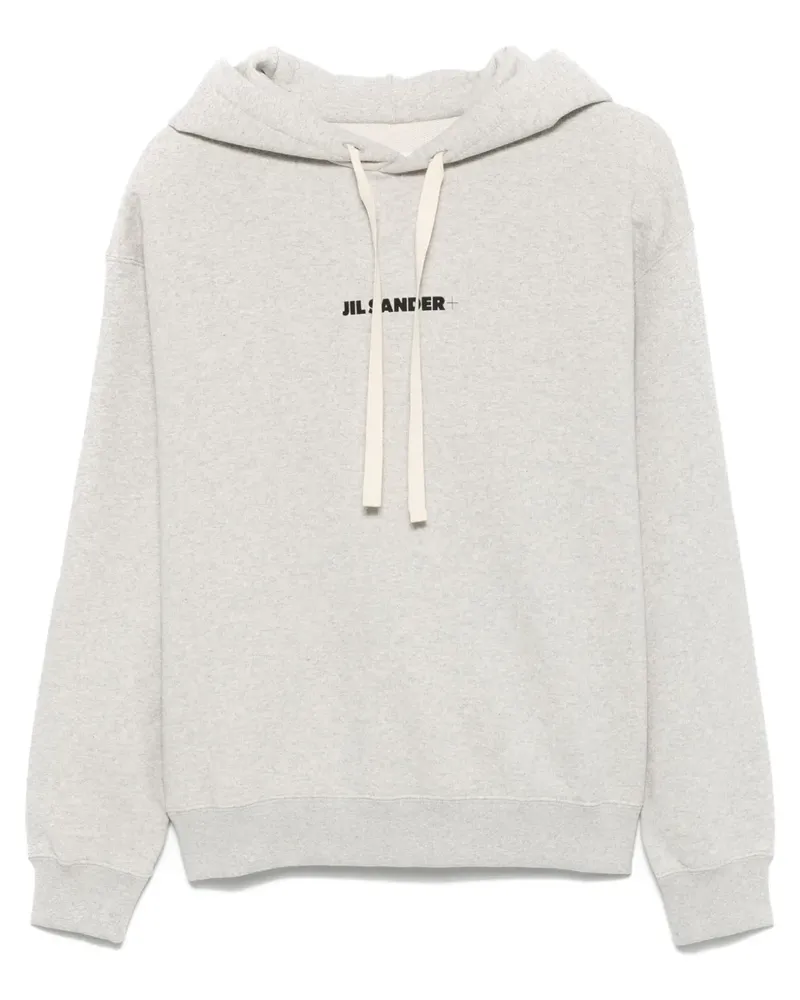 Jil Sander Hoodie mit Logo-Print - Grau Grau