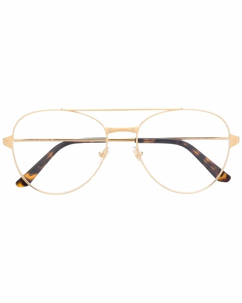 Cartier Klassische Pilotenbrille - Gold Gold