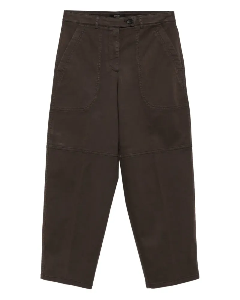 Seventy Hose mit Tapered-Bein - Braun Braun