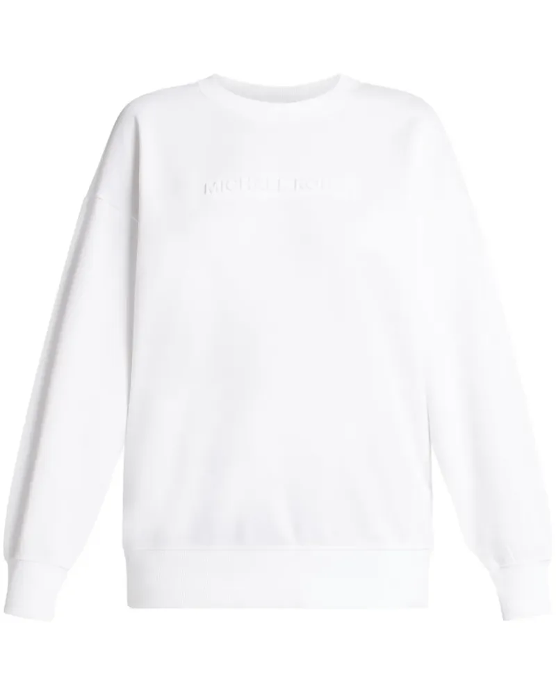 Michael Kors Sweatshirt mit Logo-Prägung - Weiß Weiß