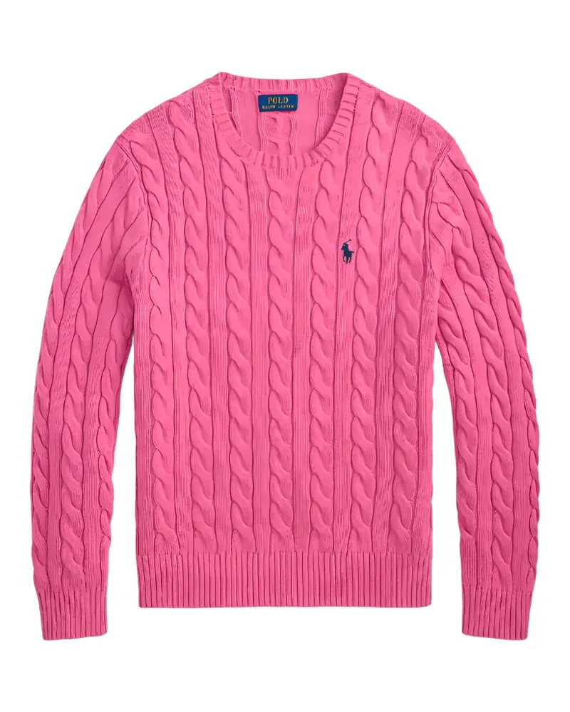 Ralph Lauren Pullover mit Zopfmuster - Rosa Rosa