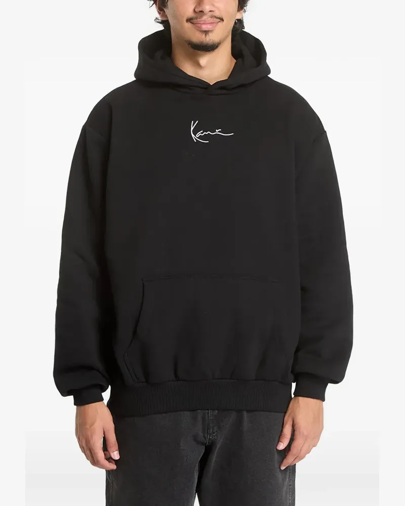 Karl Kani logo-embroidered hoodie - Schwarz Schwarz