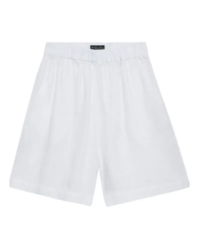 Brooks Brothers elasticated shorts - Weiß Weiß