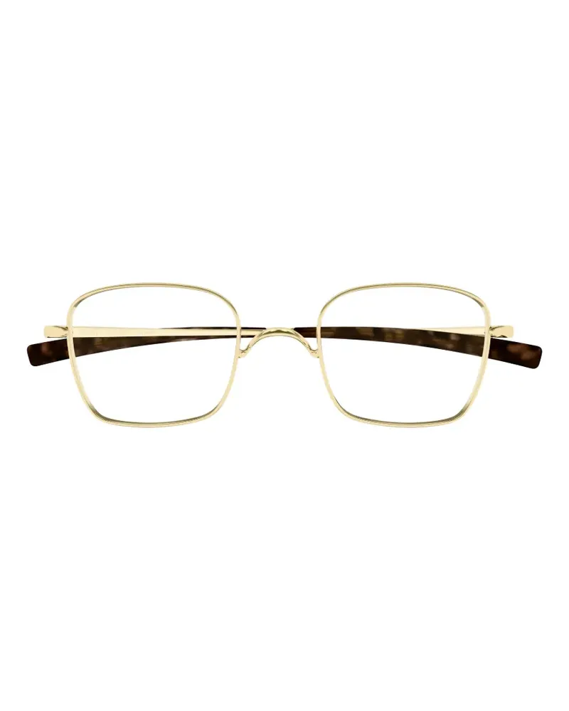 Saint Laurent Brille mit eckigem Gestell - Gold Gold