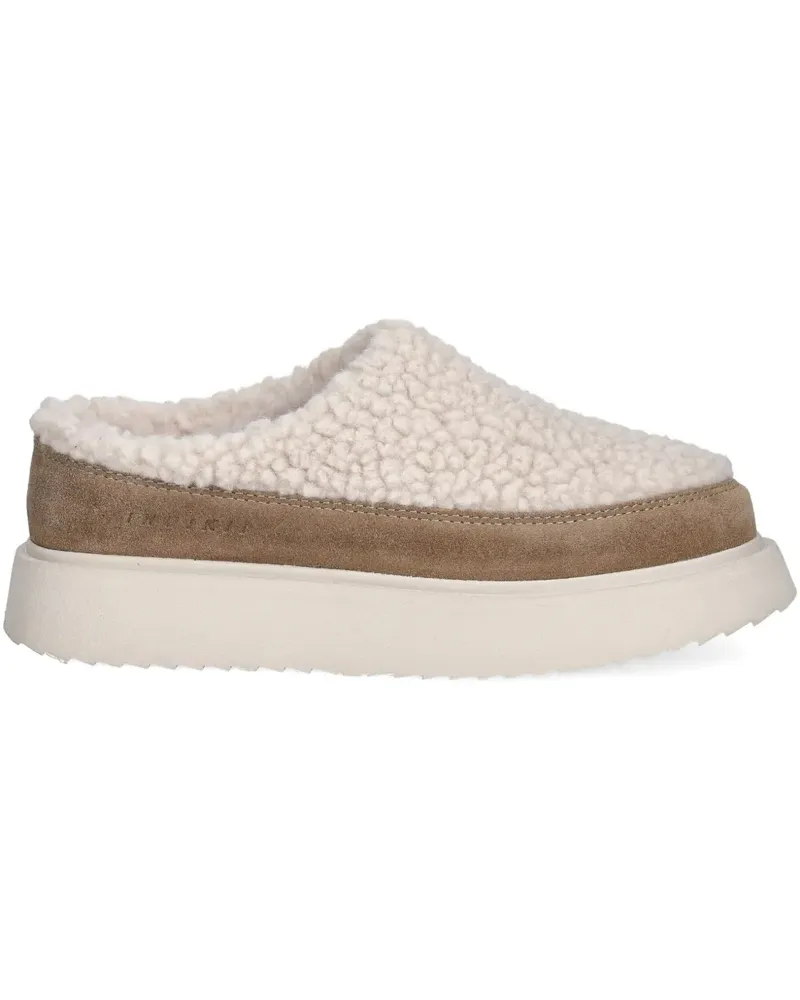 INUIKII Curly Micro slippers - Weiß Weiß