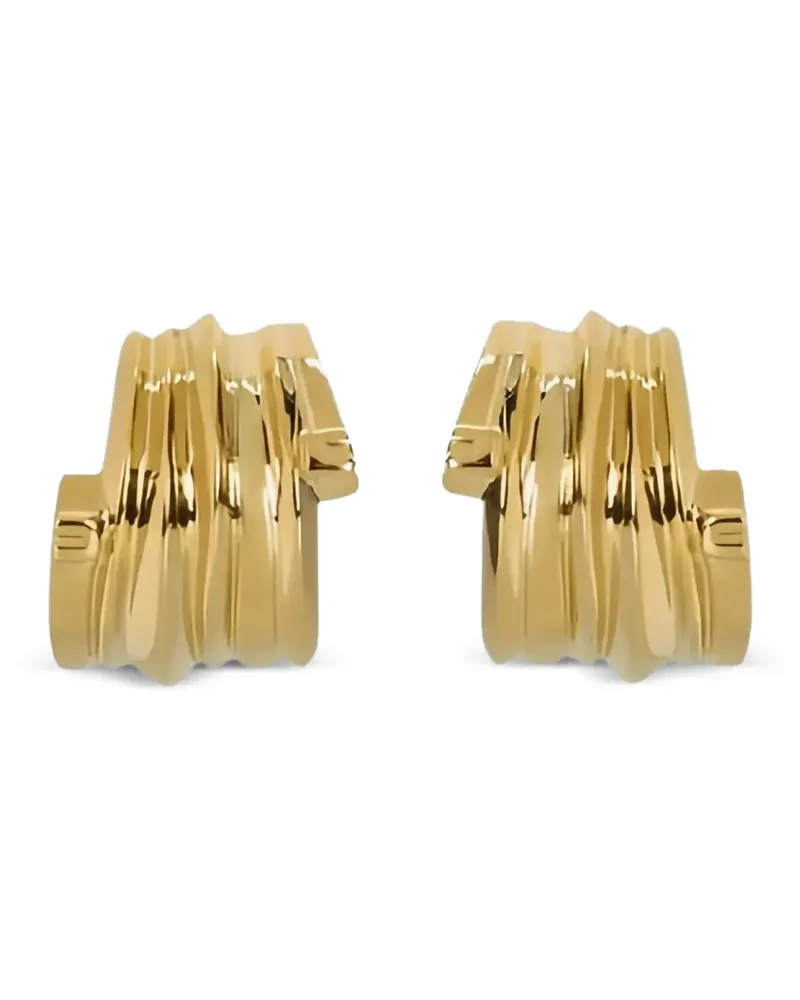 Elisabetta Franchi spiral-design earrings - Gold Gold