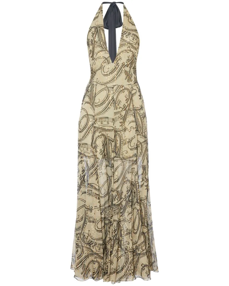 Temperley London Silvana Maxikleid - Grün Grün