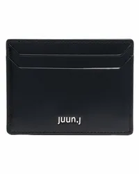 JUUN.J Kartenetui mit Logo-Schild Schwarz