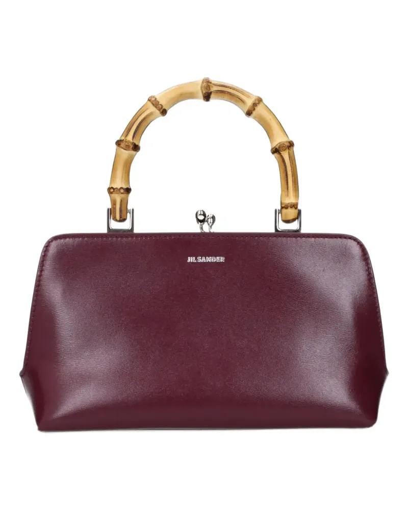 Jil Sander Handtasche aus Leder - Rot Rot