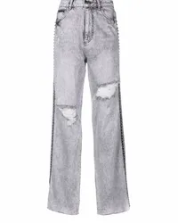 Philipp Plein Glatte Jeans Grau