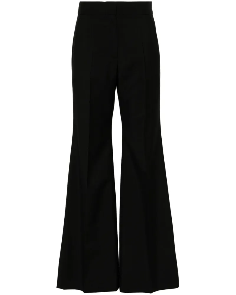 Givenchy Ausgestellte Hose - Schwarz Schwarz