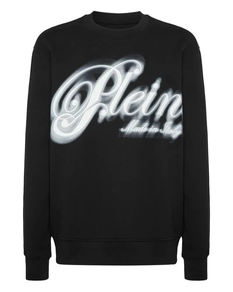 Philipp Plein Sweatshirt mit Logo-Print - Schwarz Schwarz