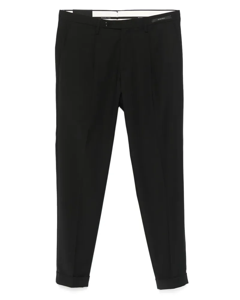 MICHAEL COAL Klassische Hose - Schwarz Schwarz