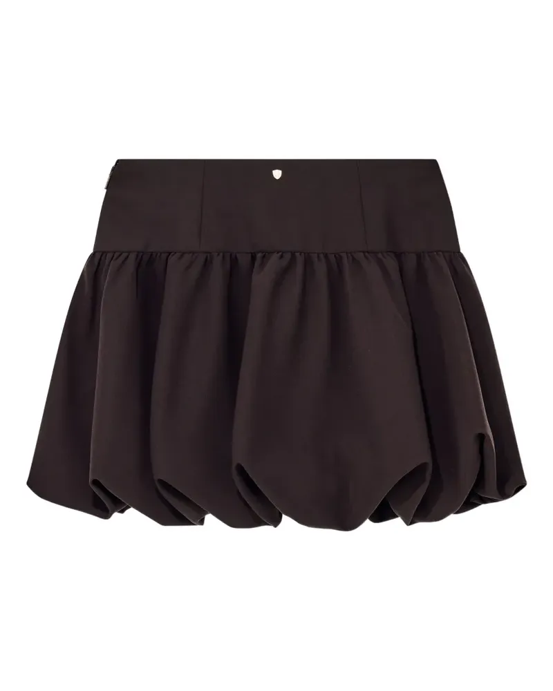 Armani Exchange gathered bubble-hem mini skirt - Braun Braun