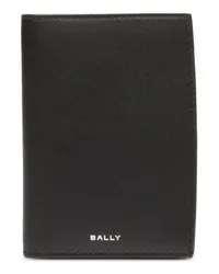 Bally Portemonnaie mit Logo-Stempel Schwarz