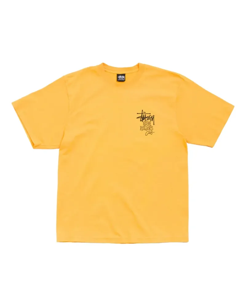 Stüssy High Rollers T-Shirt - Gelb Gelb
