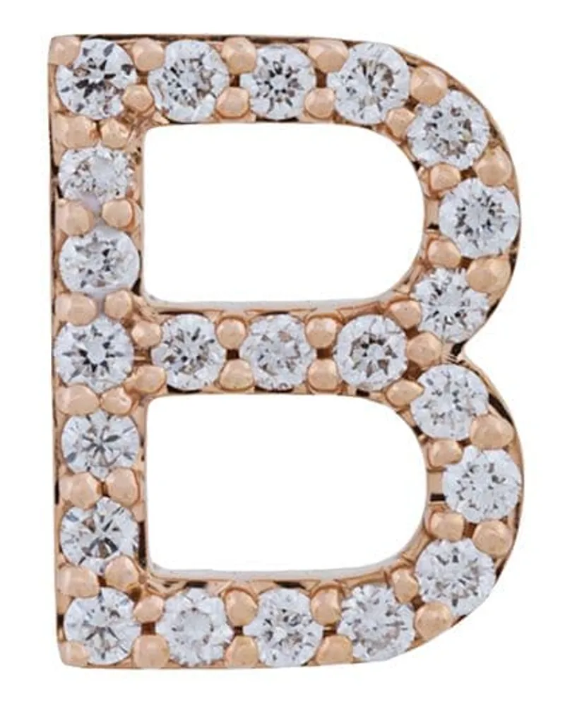 Alinka 18kt ' ID' Rotgoldohrstecker mit Diamanten - Metallic Metallic