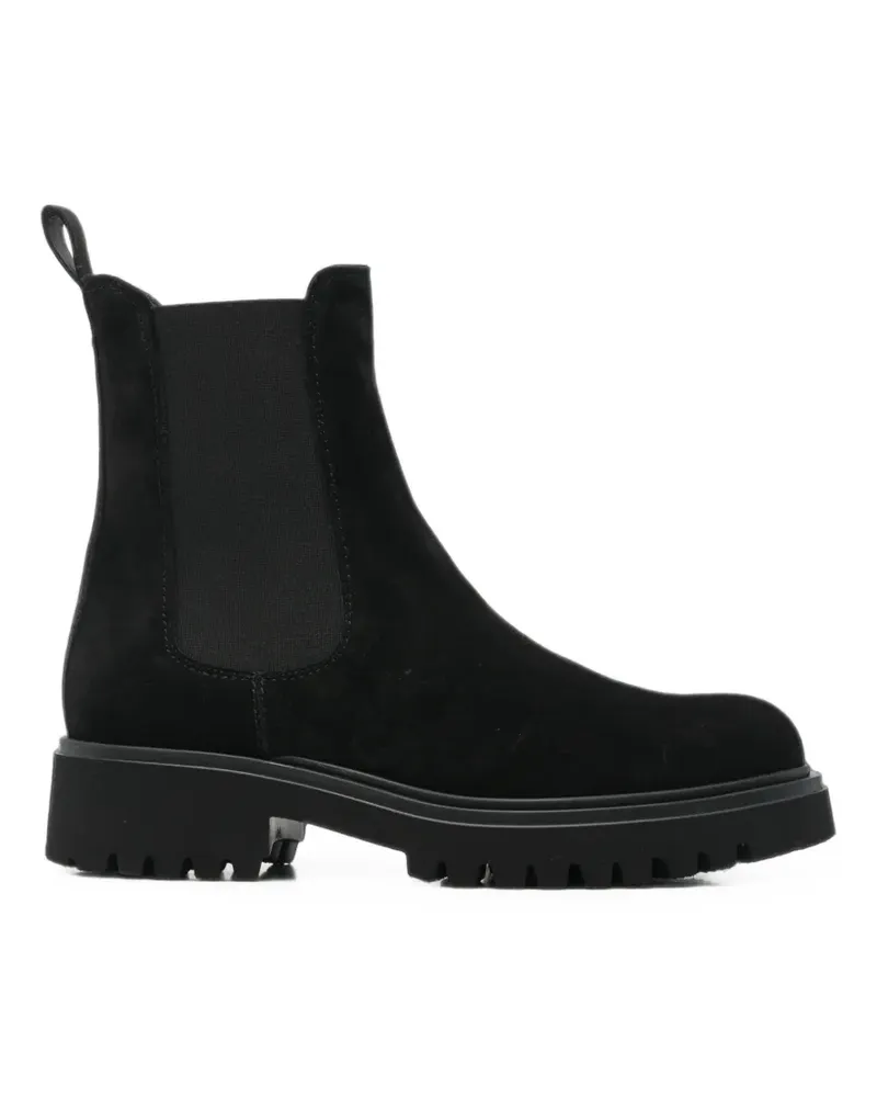CENERE GB suede Chelsea boots - Schwarz Schwarz