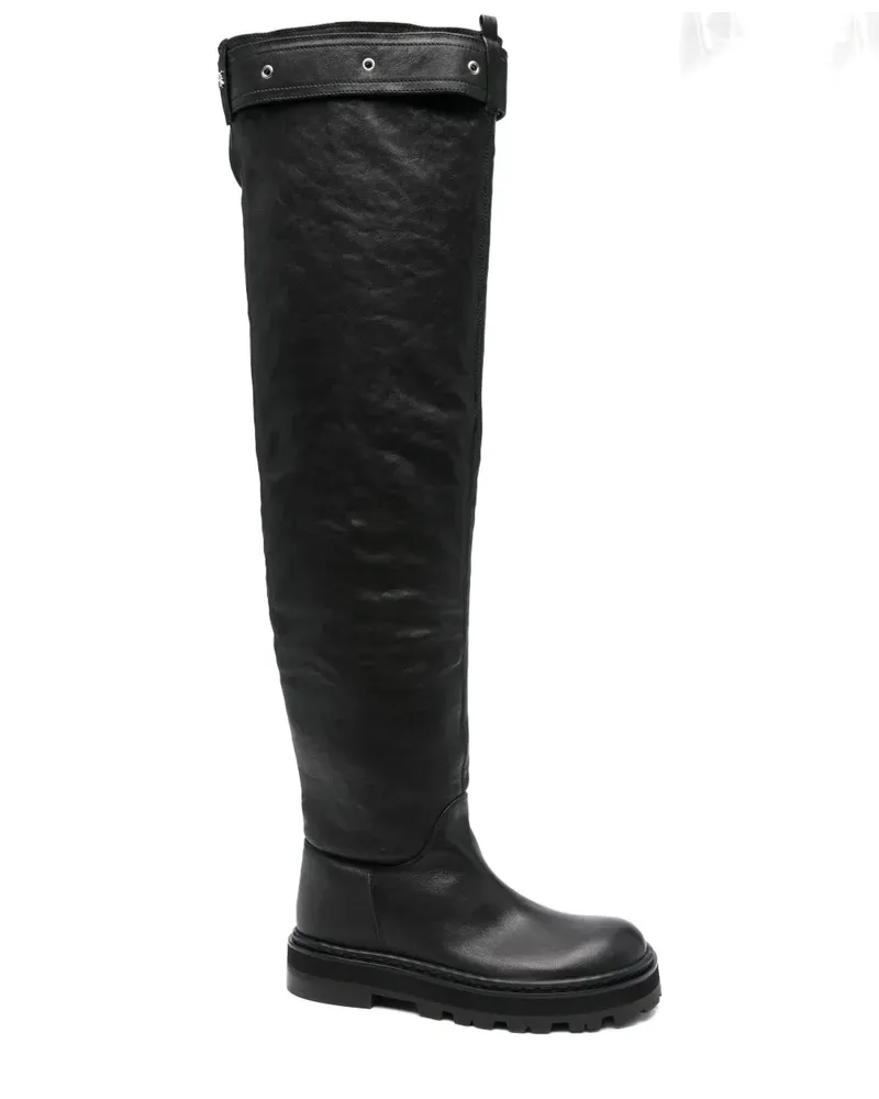 Patrizia Pepe Overknee-Stiefel - Schwarz Schwarz