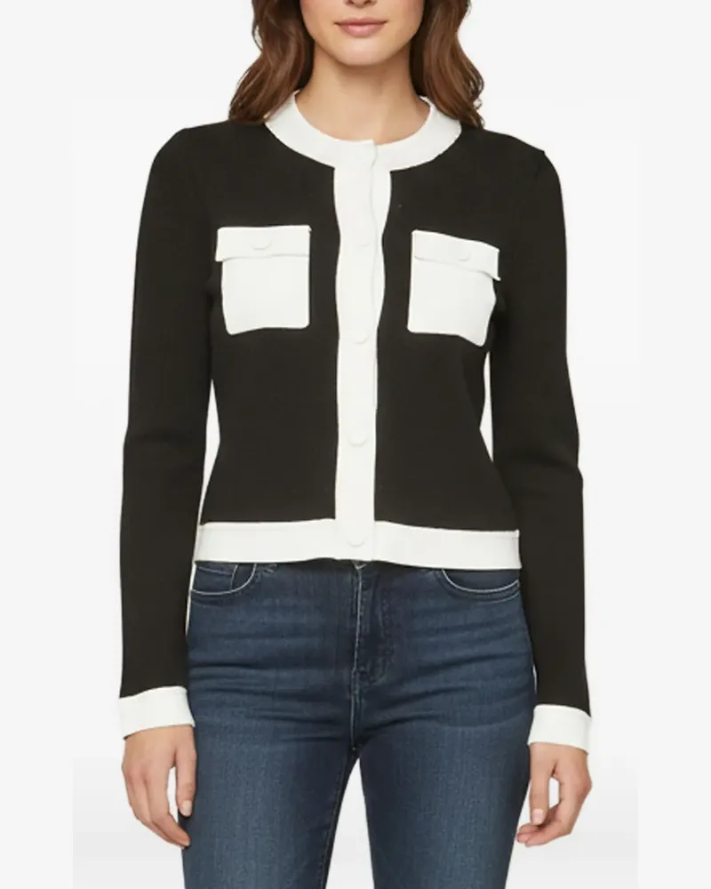 Sandro Macaron Cardigan - Schwarz Schwarz