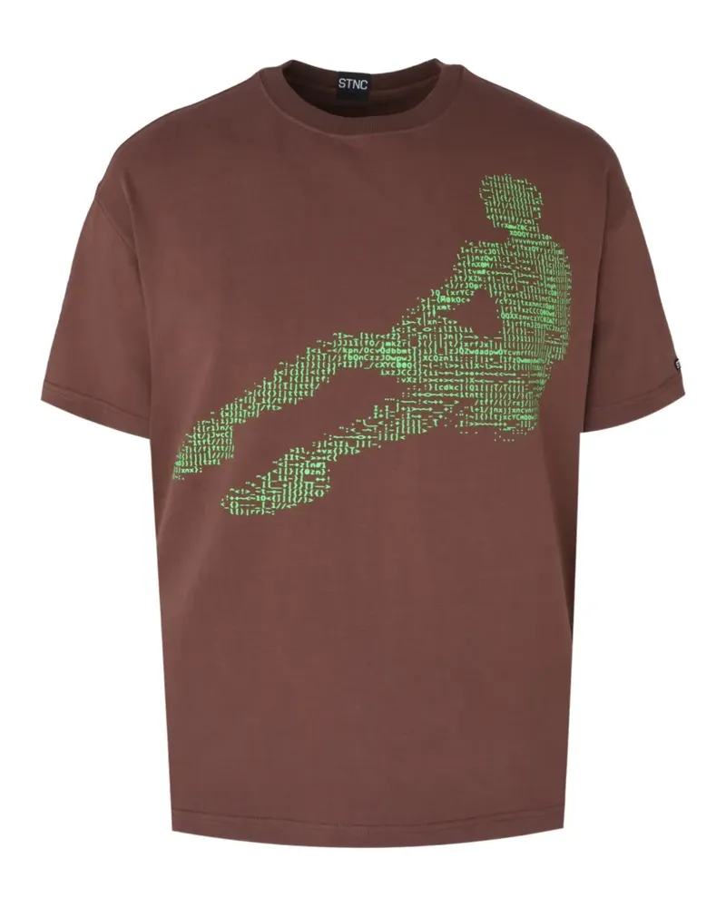 Stance Robo Code T-Shirt mit grafischem Print - Braun Braun