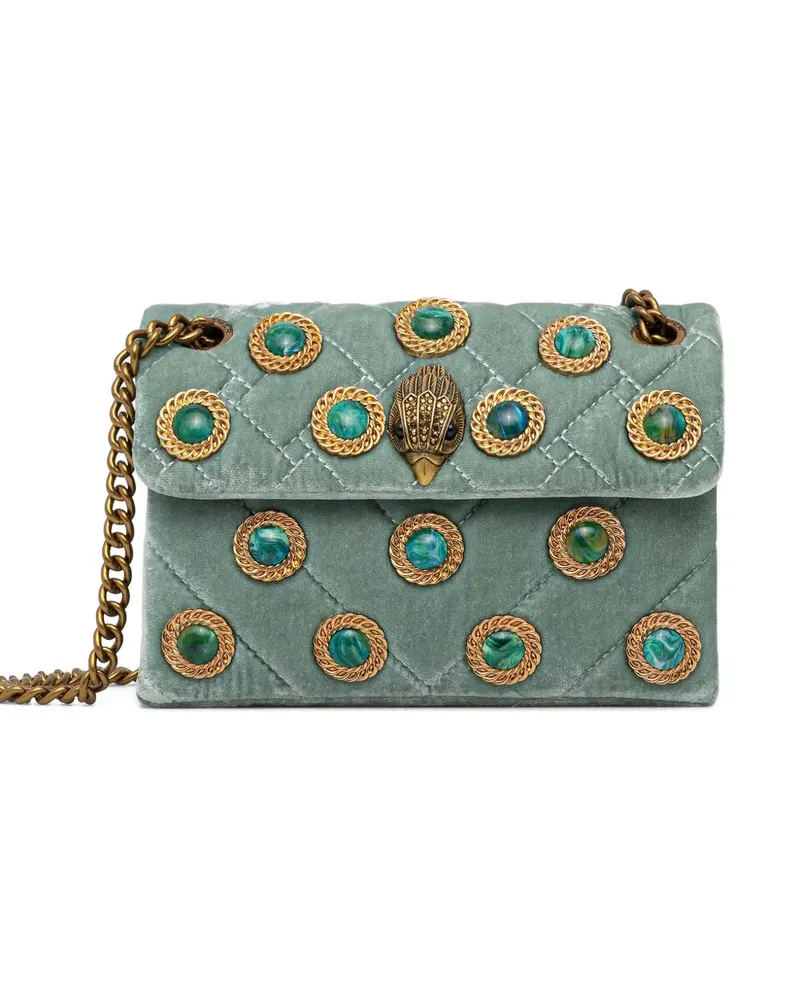 Kurt Geiger quilted jewel satchel bag - Grün Grün