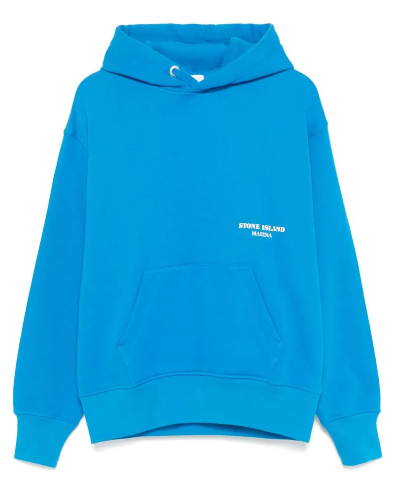 Stone Island Klassischer Hoodie - Blau Blau