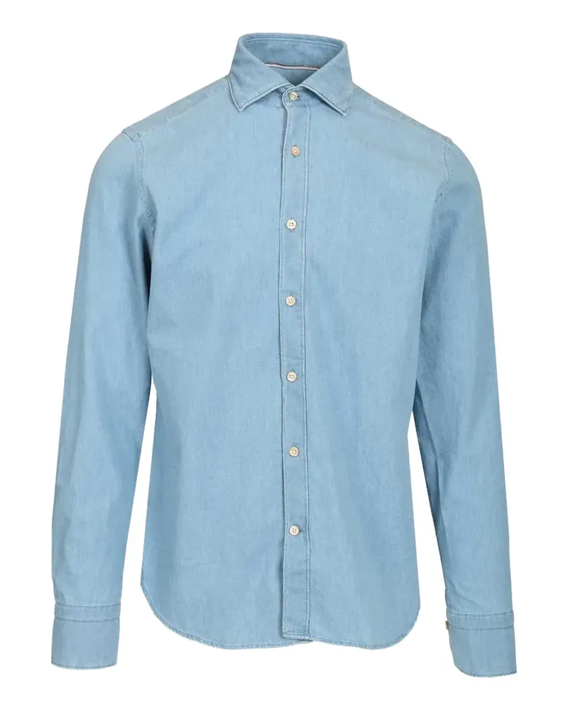 Al Duca D’Aosta 1902 denim shirt - Blau Blau