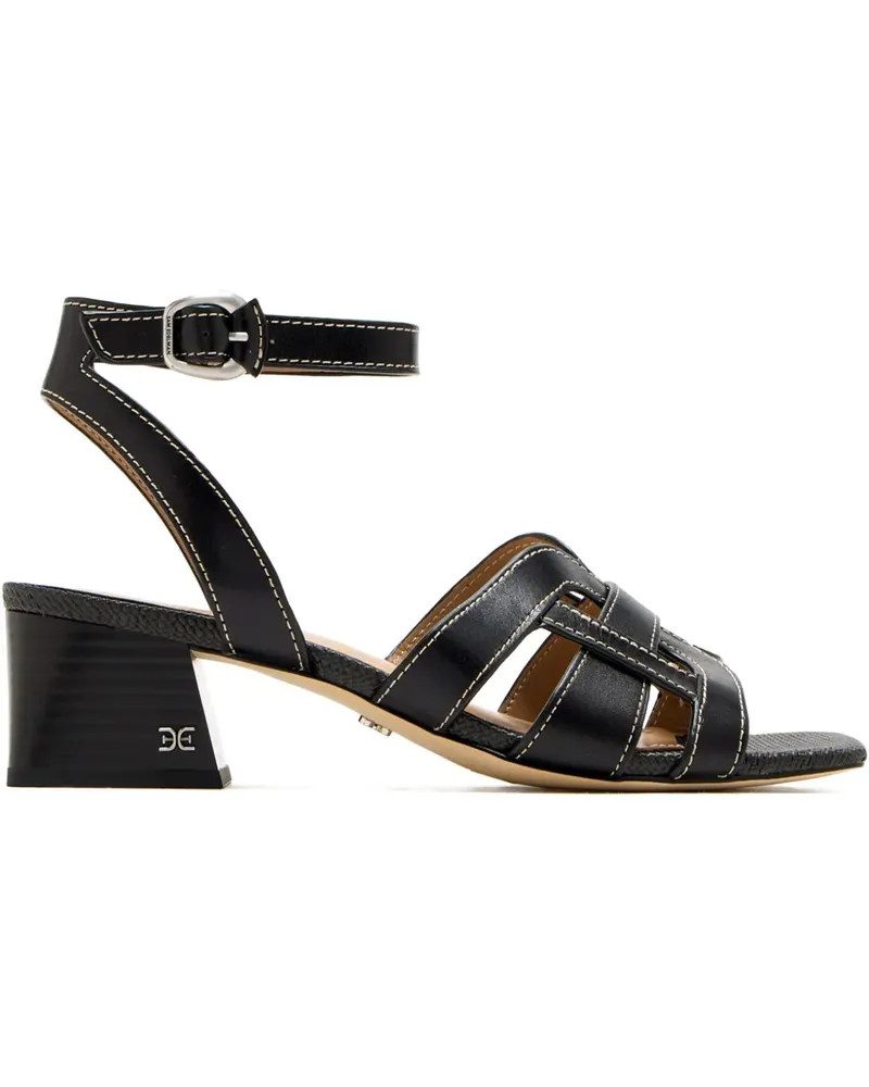 Sam Edelman Sandalen mit Knöchelriemen 50mm - Schwarz Schwarz