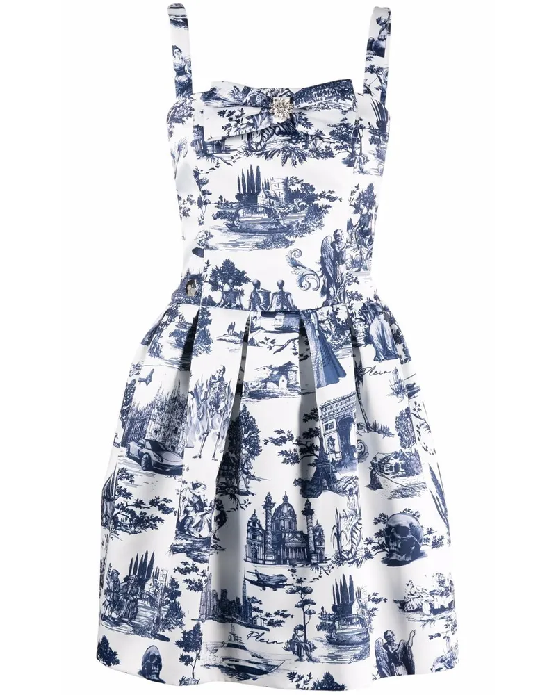 Philipp Plein En Plein Air Minikleid - Weiß Weiß