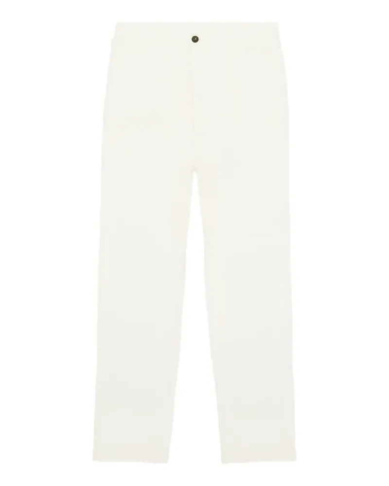 Fortela front-pleat trousers - Weiß Weiß