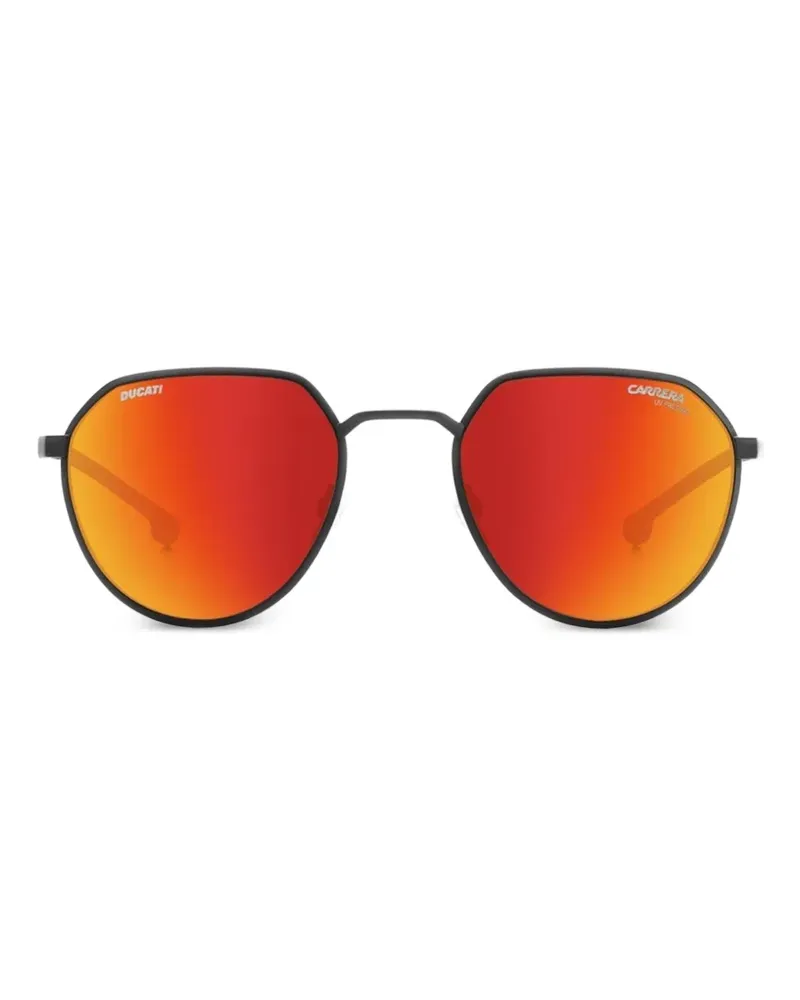 Carrera geometric-frame Ducati sunglasses - Schwarz Schwarz