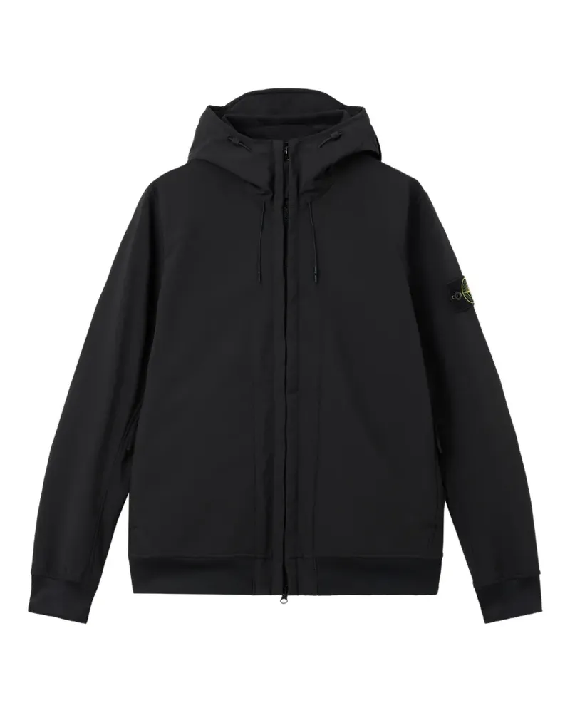 Stone Island Q100004 Kapuzenjacke mit wind- und wasserabweisender Membran - Blau Blau