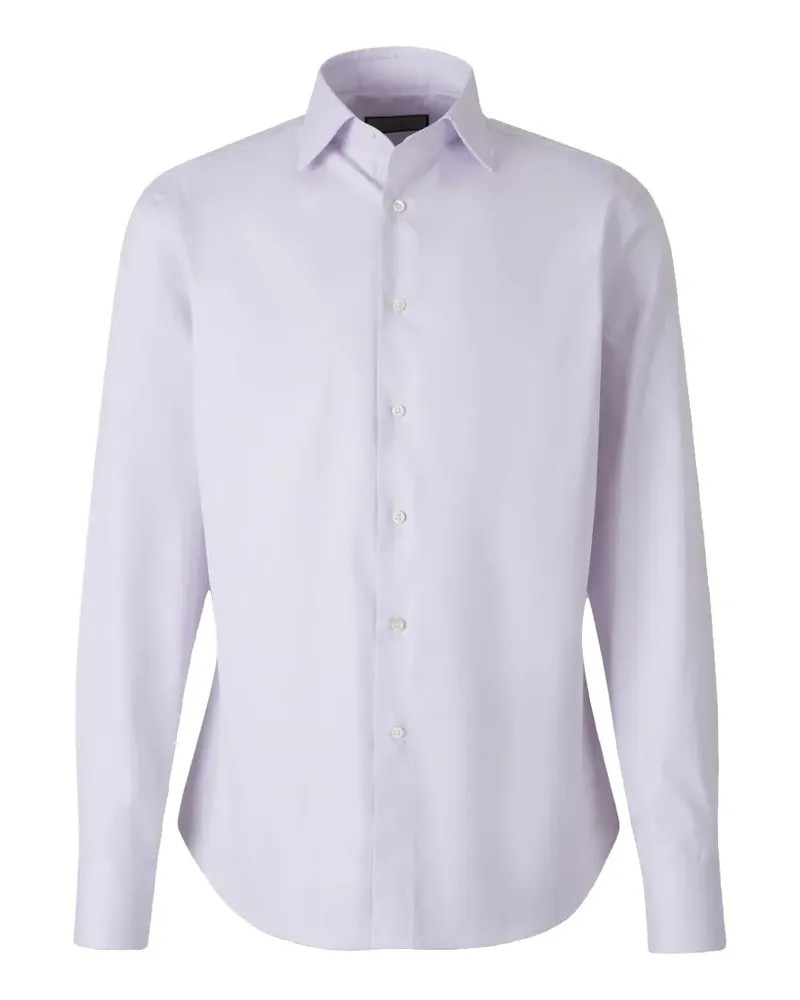 Canali Klassisches Hemd - Violett Violett