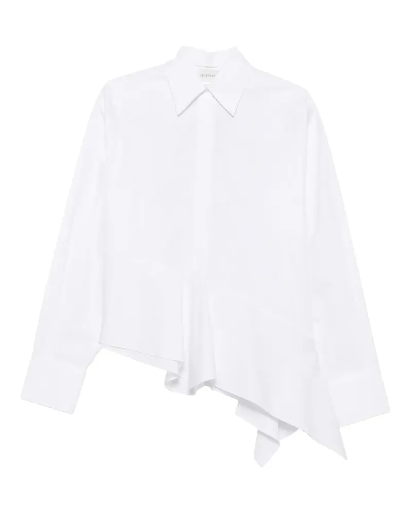 SPORTMAX Plissierte Hose mit Gürtel - Weiß Weiß