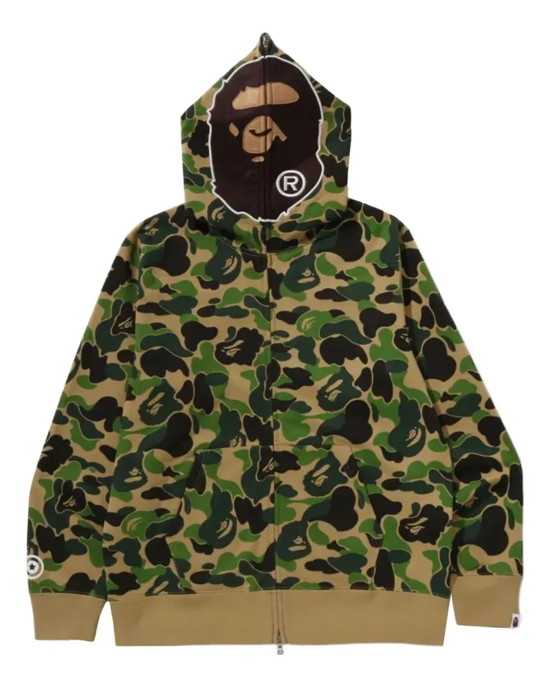 BAPE Kapuzenjacke mit Reißverschluss - Grün Grün
