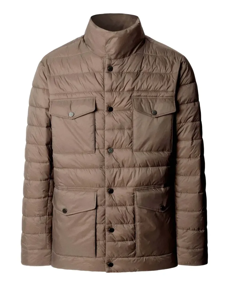 Hackett Gefütterte Jacke mit Stehkragen - Nude Nude