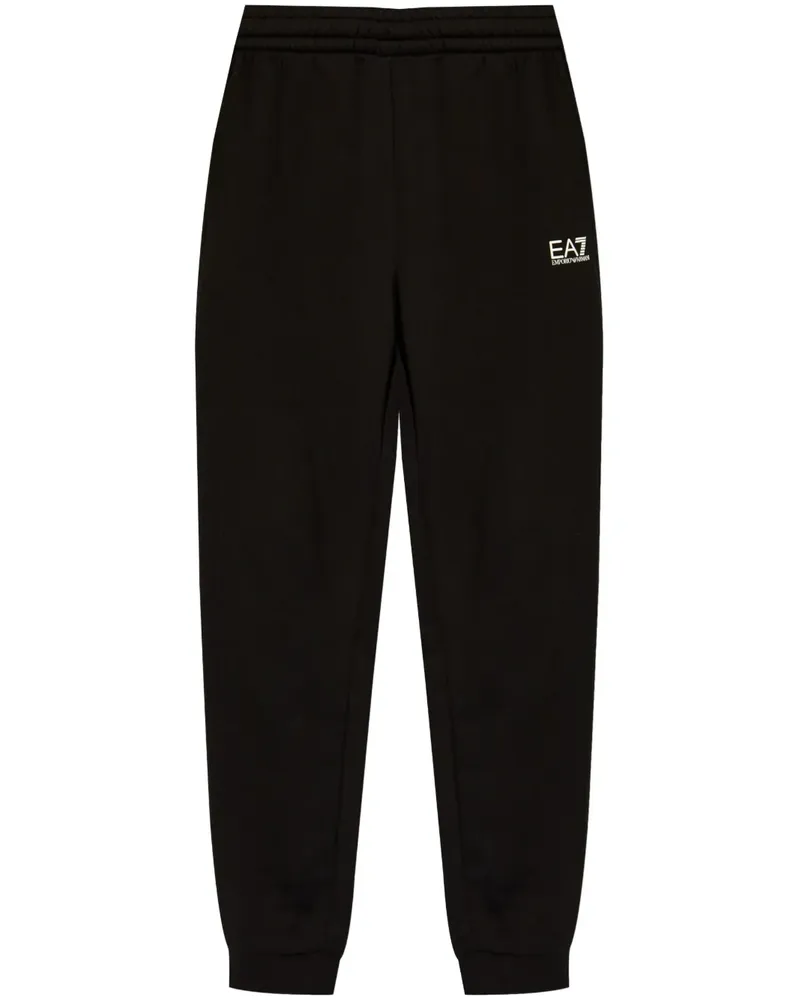 EA7 Jogginghose mit Logo-Print - Schwarz Schwarz