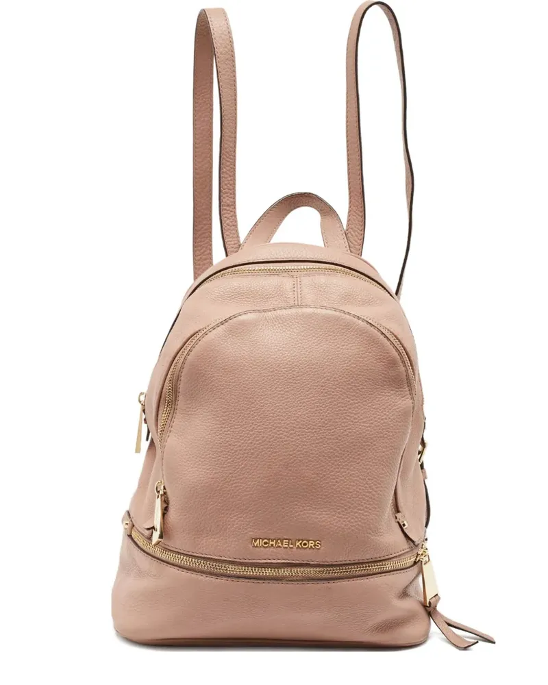 Michael Kors Rhea Rucksack aus Leder - Nude Nude