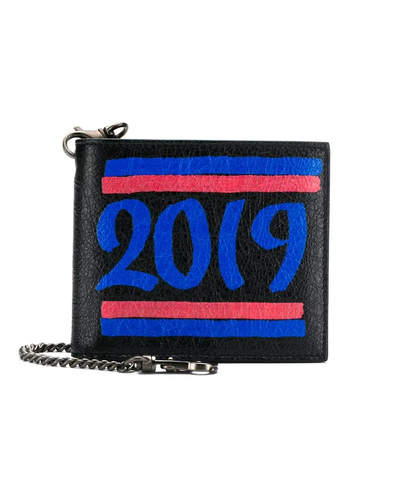 Balenciaga 2019' Portemonnaie - Schwarz Schwarz