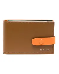 Paul Smith Kartenetui in Colour-Block-Optik Braun