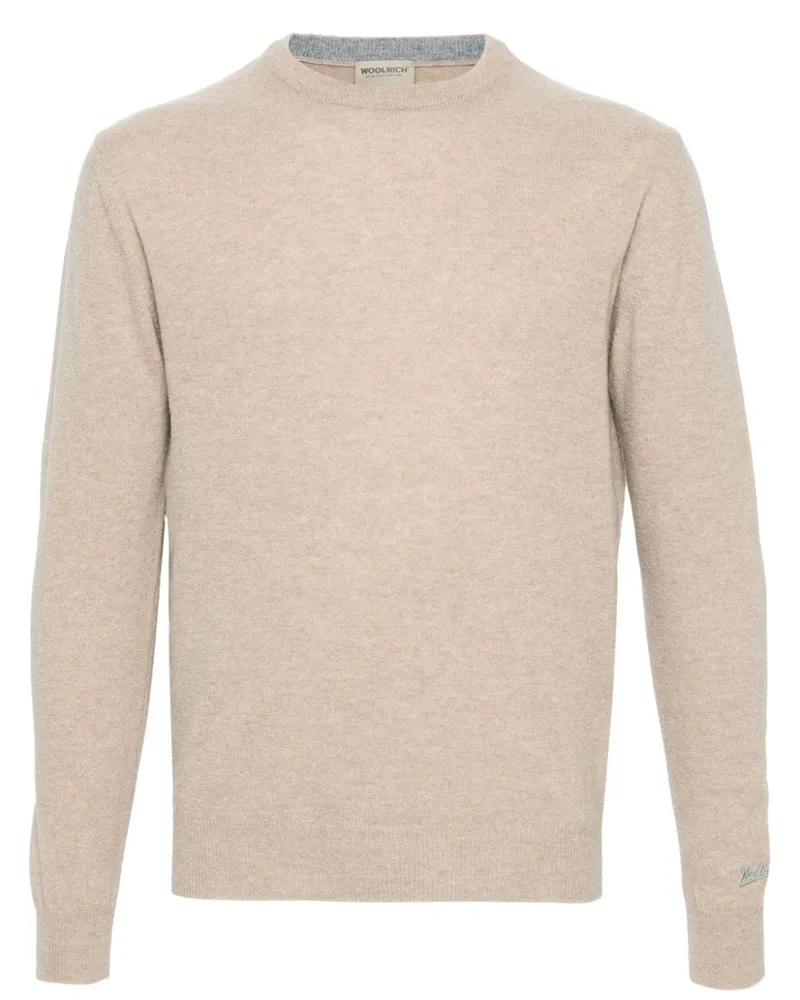 Woolrich Pullover mit rundem Ausschnitt - Nude Nude