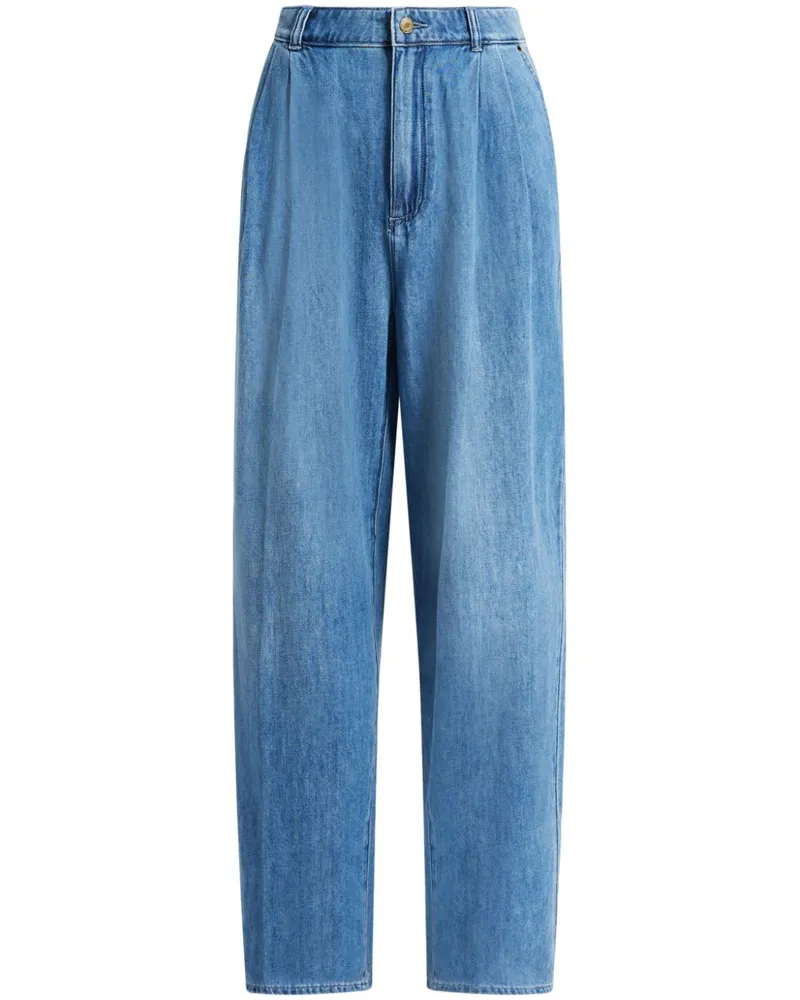 Michael Kors Jeans mit Falten - Blau Blau