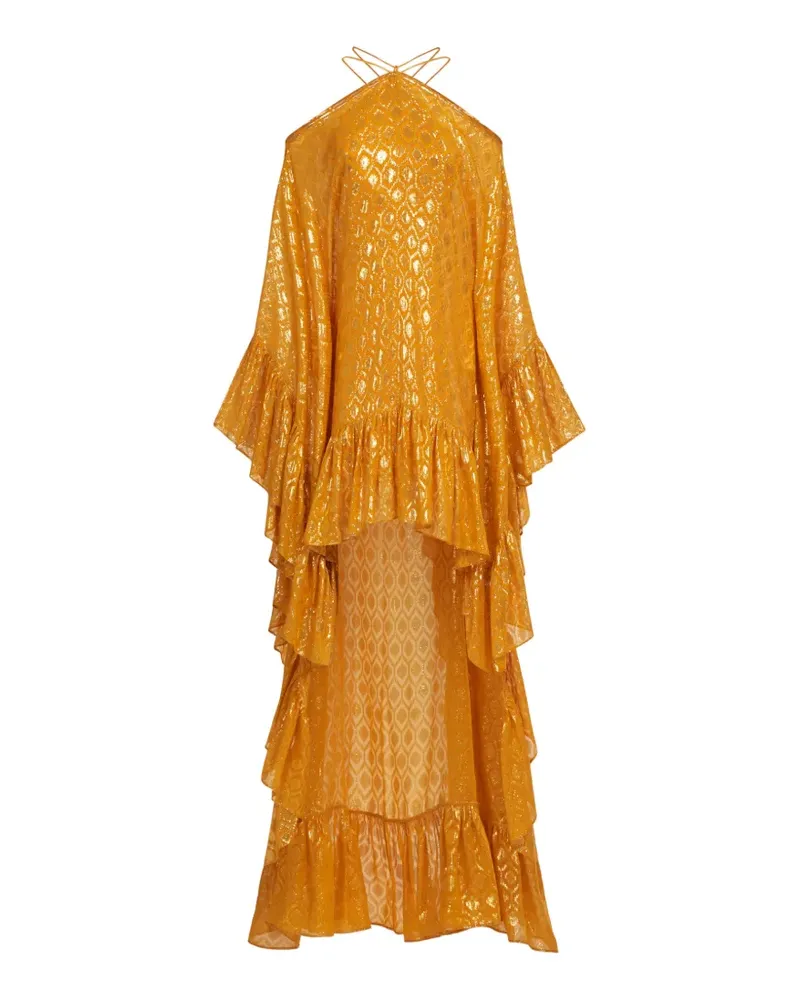 Taller Marmo Sza Sza Opulence Maxikleid - Gelb Gelb