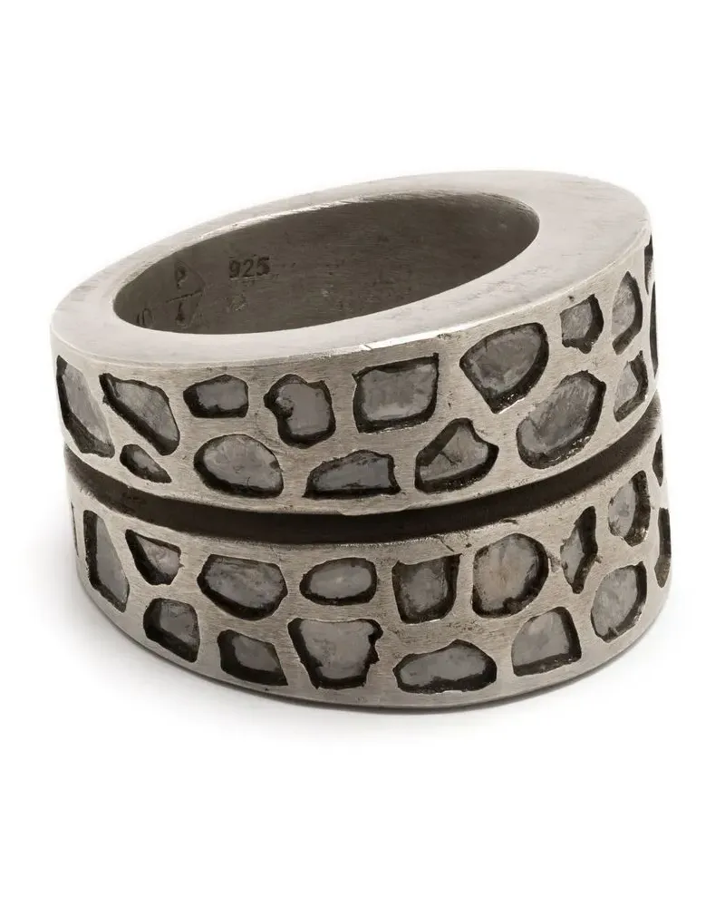 Parts Of Four Crevice Ring aus Sterlingsilber Silber