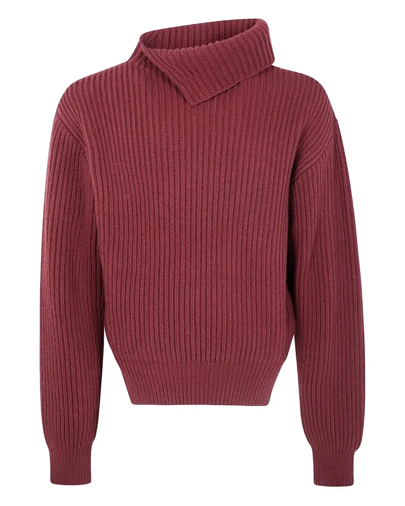 Jil Sander Pullover mit Rollkragen - Rot Rot