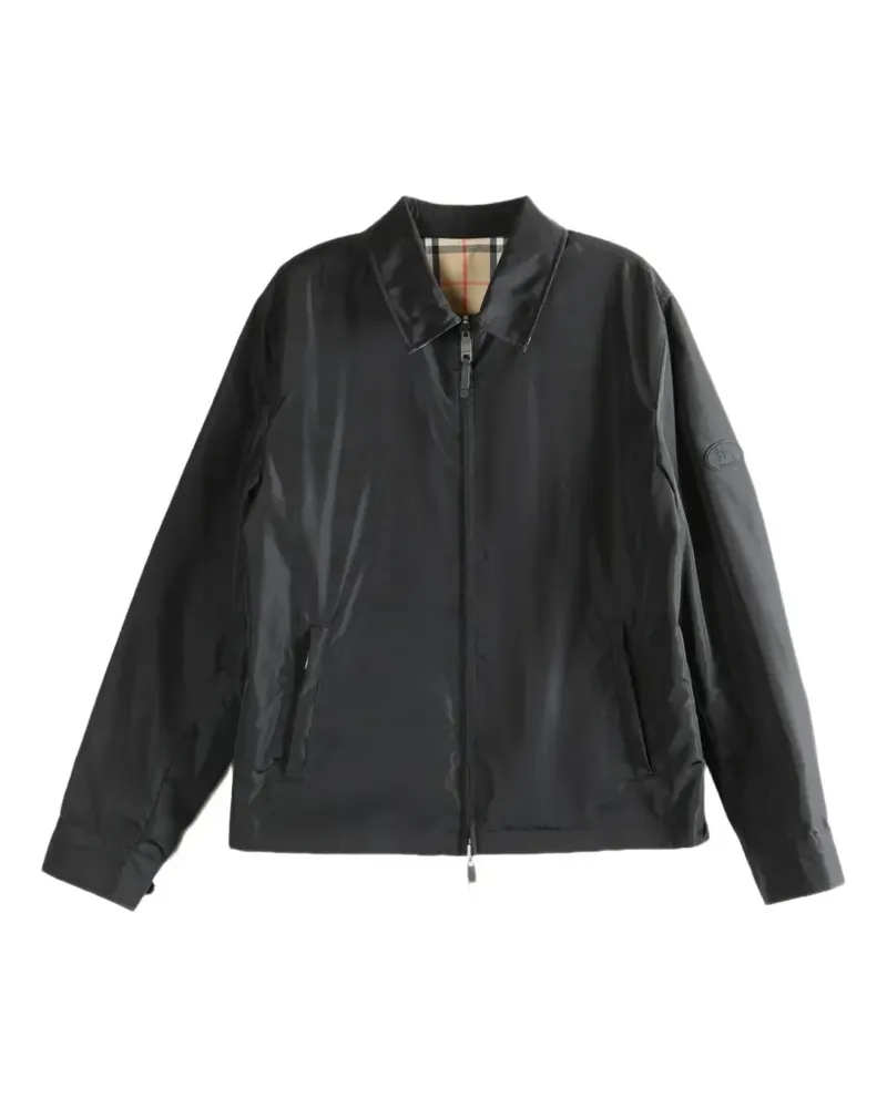 Burberry zip collar jacket - Schwarz Schwarz