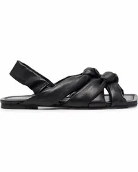 Vic Matié Sandalen mit Knotendetail Schwarz